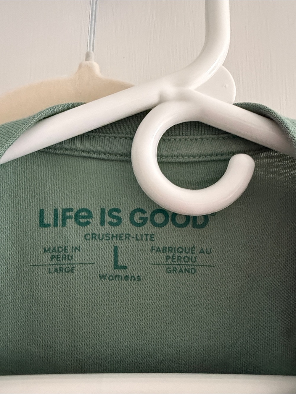 Life Is Good Green Short Sleeve Tee with Garden Veggie Print - Picture 4 of 4